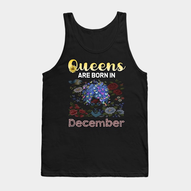 Queen face 4 December Tank Top by symptomovertake